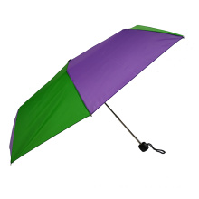 Promotion parasol multi-color customized 3folding umbrella print ads and logo